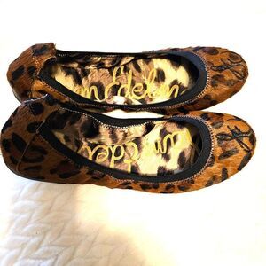 Sam Edelman leopard print flats size 8.5